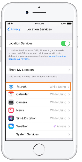 foundu_enable_location_and_app.png